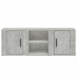 Meuble TV Gris béton 100x31,5x35 cm Bois d'ingénierie