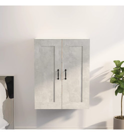 Armoire murale suspendue Gris béton 69,5x32,5x90 cm