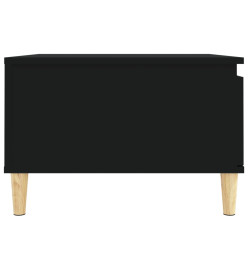 Table basse noir 55x55x36,5 cm bois d'ingénierie