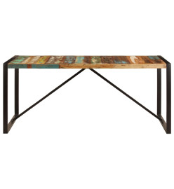 Table de salle à manger 180x90x75 cm Bois de récupération