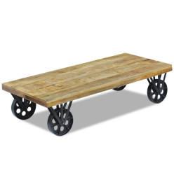 Table basse en bois de manguier 120 x 60 x 30 cm