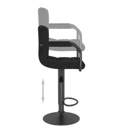 Tabouret de bar Noir Velours