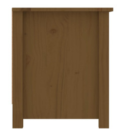 Armoire à chaussures Marron miel 110x38x45,5 cm Bois pin massif