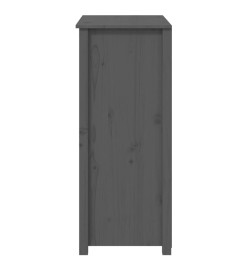 Buffet Gris 83x41,5x100 cm Bois massif de pin