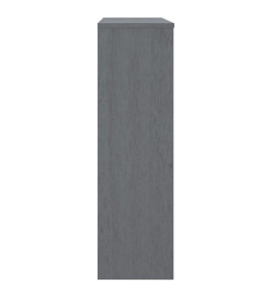 Dessus de buffet HAMAR Gris foncé 90x30x100 cm Bois de pin