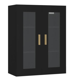 Armoire murale suspendue Noir 69,5x34x90 cm