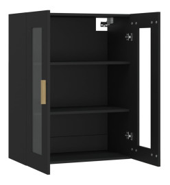 Armoire murale suspendue Noir 69,5x34x90 cm