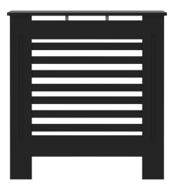 Cache-radiateur MDF Noir 78 cm