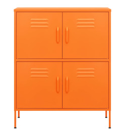 Armoire de rangement Orange 80x35x101,5 cm Acier