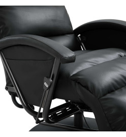 Fauteuil inclinable TV Noir Similicuir