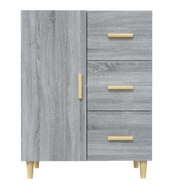 Buffet sonoma gris 69,5x34x90 cm bois d'ingénierie