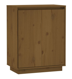 Buffet Marron miel 60x34x75 cm Bois massif de pin