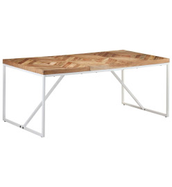 Table à dîner 180x90x76 cm Bois massif d'acacia et de manguier