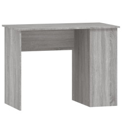 Bureau sonoma gris 100x55x75 cm bois d'ingénierie