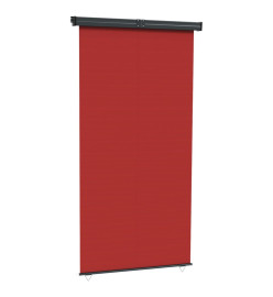 Auvent latéral de balcon 140x250 cm Rouge