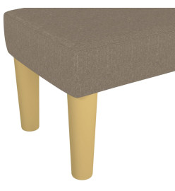 Banc Taupe 100x30x30 cm Tissu