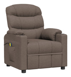 Fauteuil de massage Taupe Tissu