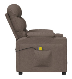 Fauteuil de massage Taupe Tissu