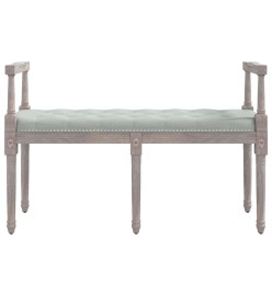 Banc Gris clair 110x40x70 cm Velours