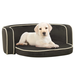 Canapé pliable pour chien Gris foncé 73x67x26cm Coussin lavable