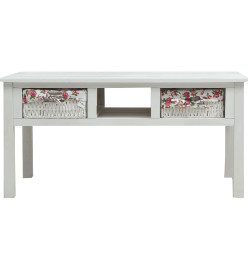 Table basse Blanc 99,5 x 60 x 48 cm Bois