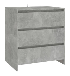 Buffets 3 pcs Gris béton Bois d'ingénierie