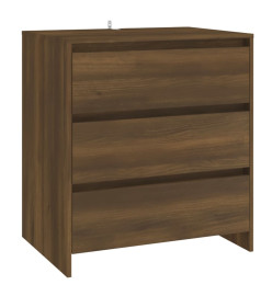 Buffet Chêne marron 70x41x75 cm Bois d'ingénierie