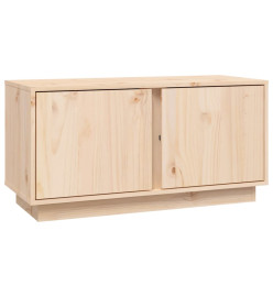 Meuble TV 80x35x40,5 cm Bois de pin massif