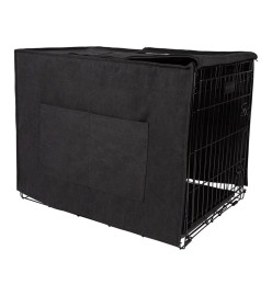 DISTRICT70 Couverture de cage pour chien Gris foncé XL