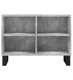 Meuble TV gris béton 69,5x30x50 cm bois d'ingénierie