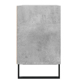 Meuble TV gris béton 69,5x30x50 cm bois d'ingénierie