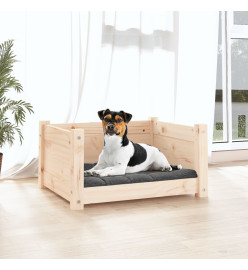 Lit pour chien 55,5x45,5x28 cm Bois massif de pin