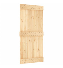 Porte 95x210 cm bois massif de pin