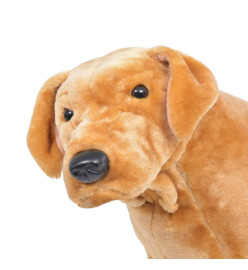 Jouet en peluche Chien de race Labrador marron clair XXL