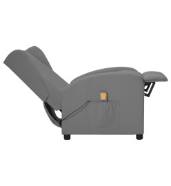 Fauteuil de massage Gris Similicuir