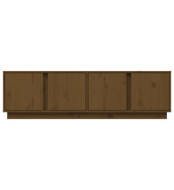 Meuble TV Marron miel 140x40x40 cm Bois de pin massif