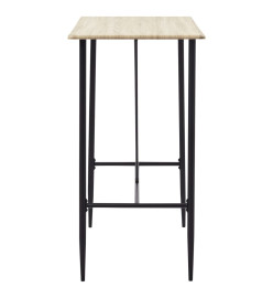 Ensemble de bar 5 pcs Similicuir Noir