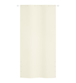 Écran de balcon Crème 120x240 cm Tissu Oxford