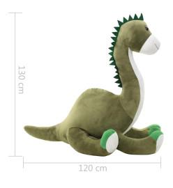 Dinosaure brontosaure en peluche Vert