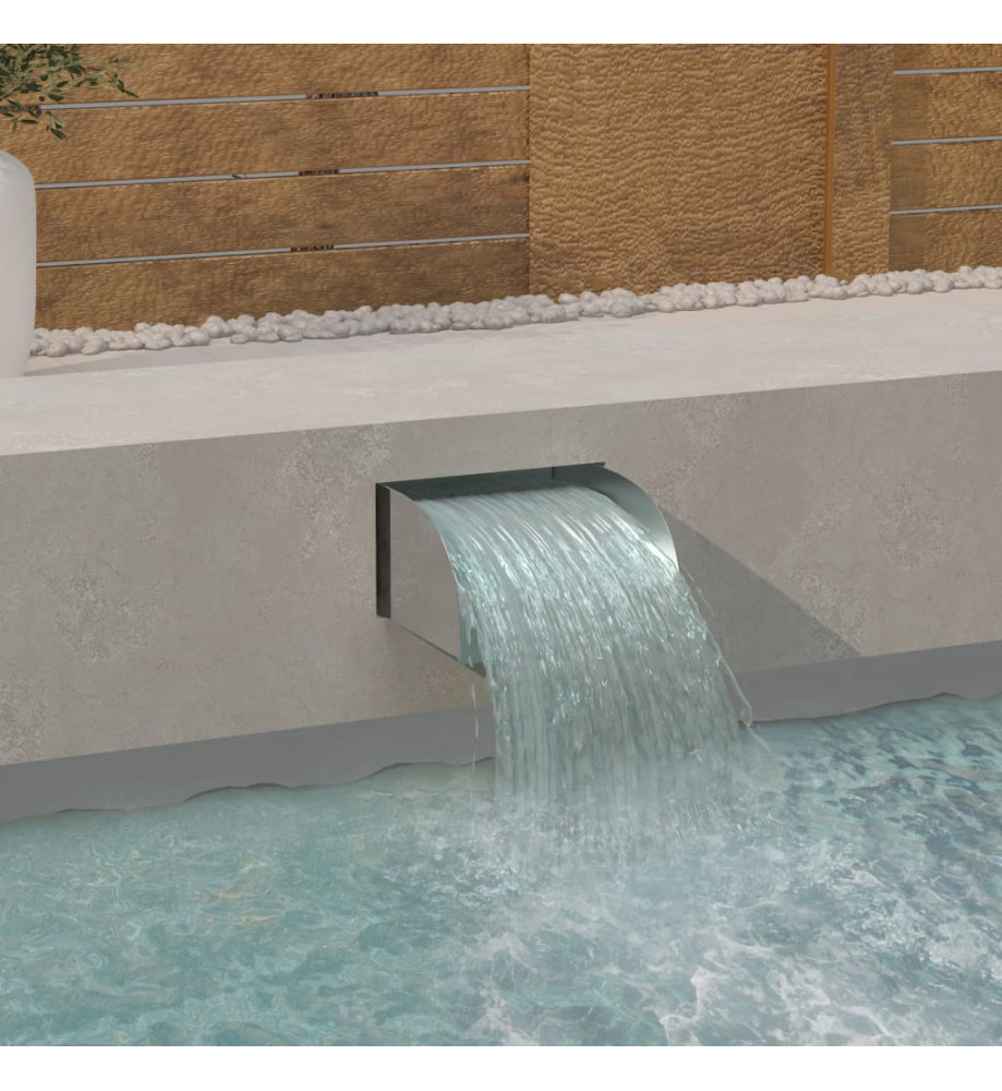 Cascade avec LED 30x34x14 cm Acier inoxydable 304