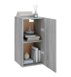 Meuble TV Sonoma gris 30,5x30x60 cm Bois d'ingénierie