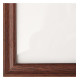 Collage de cadres photo 3 pcs de table Marron 21x29,7 cm MDF