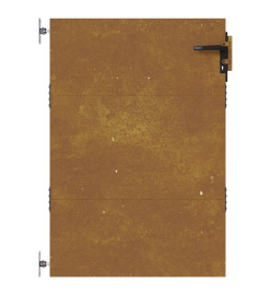 Portail de jardin 85x150 cm acier corten