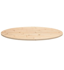 Dessus de table 100x50x2,5 cm bois de pin massif ovale