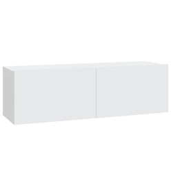 Ensemble de meubles TV 7 pcs Blanc Bois d'ingénierie