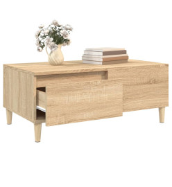 Table basse Chêne sonoma 90x50x36,5 cm Bois d'ingénierie