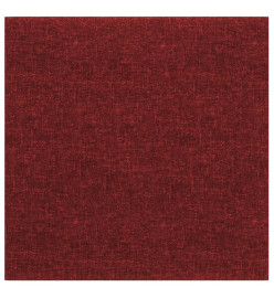 Panneaux muraux 12 pcs Rouge bordeaux 30x30 cm Tissu 1,08 m²