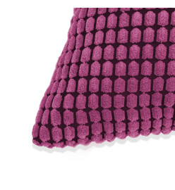 Jeu de coussin 2 pcs Velours 40 x 60 cm Rose