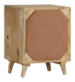 Table de chevet 40x30x50 cm Bois de manguier massif