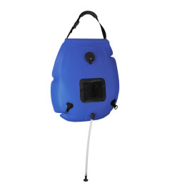 Sac de douche de camping bleu 20 L PVC